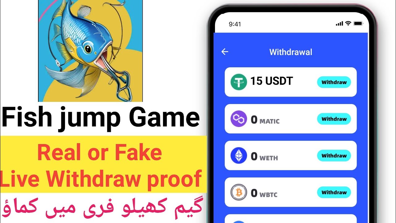 Fish Jump app withdrawal proof | Fish Jump app real or fake | legit or scam | Fish Jump game reviews
